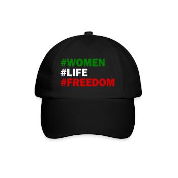 Women life freedom - Baseball Cap - black/black - Front