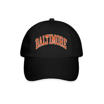 Baltimore - Casquette classique - noir/noir - Devant