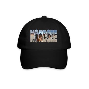 Nordsee - Baseballkappe - Schwarz/Schwarz - Vorne