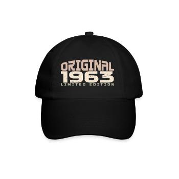 Millésime 1963 Édition Limitée 1963 Anniversaire - Casquette classique - noir/noir - Devant