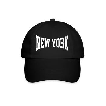 New York - Casquette classique - noir/noir - Devant