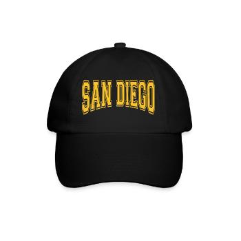 San Diego - Baseball Cap - black/black - Front
