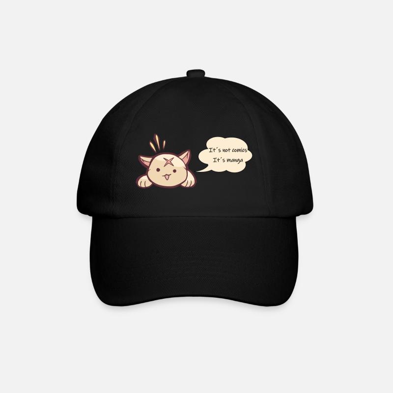 These are not comics, they are manga - Baseball Cap - black/black