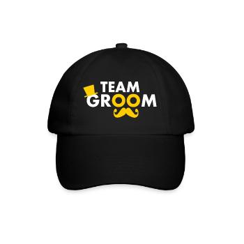 Team groom - Casquette classique - noir/noir - Devant