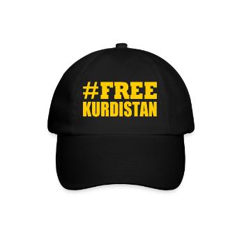 Free Kurdistan - Baseball Cap - black/black - Front