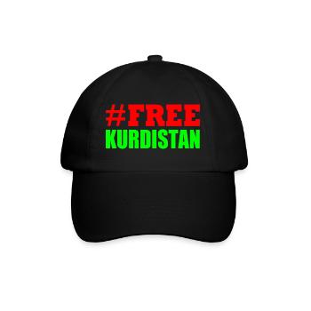 Free Kurdistan - Baseball Cap - black/black - Front