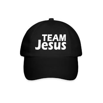 Team jesus - Baseball Cap - black/black - Front