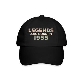 Légendes 1955 Vintage rétro anniversaire Original - Casquette classique - noir/noir - Devant