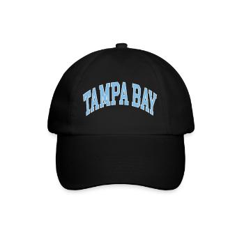 Tampa Bay - Baseballkappe - Schwarz/Schwarz - Vorne