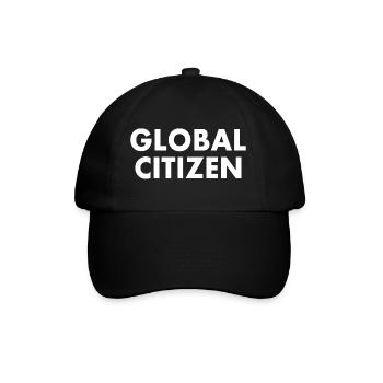 global citizen - Baseball Cap - black/black - Front