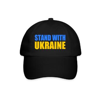 stand with ukraine - Casquette classique - noir/noir - Devant