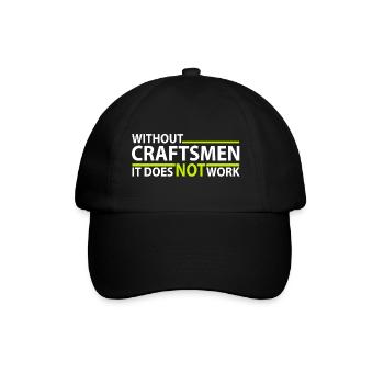 without Craftman - without craftsman - Baseball Cap - black/black - Front