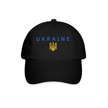 Ukraine - Baseball Cap - black/black - Front