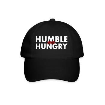 Humble and hungry - Baseball Cap - black/black - Front