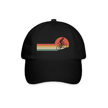 Bike Gift, Bike Bike Gift, Bike Gift - Baseball Cap - black/black - Front