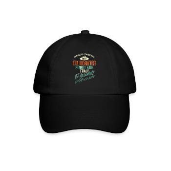 JGA Team - Beamter - Version Auch - petrol - - Baseballkappe - Schwarz/Schwarz - Vorne