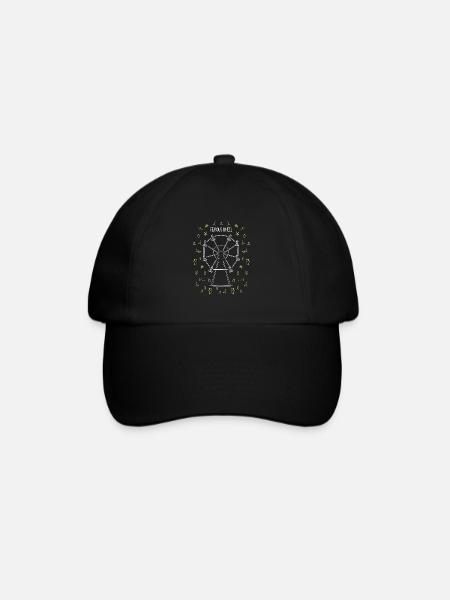 Das Chemie - Riesenrad! - Geschenk - Baseballkappe - Schwarz/Schwarz