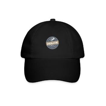 Chocolatine-Team 02 - Baseballkappe - Schwarz/Schwarz - Vorne