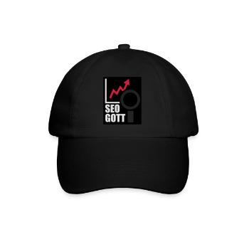 seo - Baseballkappe - Schwarz/Schwarz - Vorne