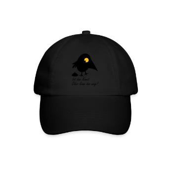 Ist das Kunst - Baseballkappe - Schwarz/Schwarz - Vorne