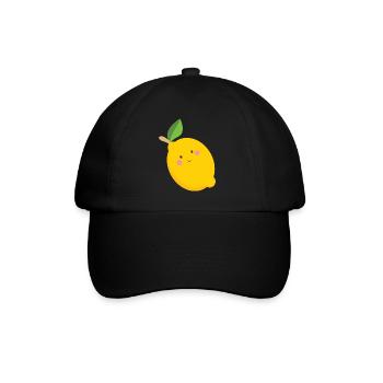 lemon - Baseball Cap - black/black - Front