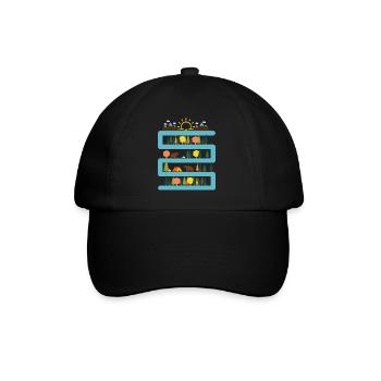 Voyage en plein air Aventure Nature - Casquette classique - noir/noir - Devant