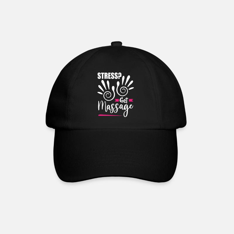 massage - Casquette classique - noir/noir