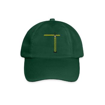 Kran - Baseballkappe - Flaschengrün - Vorne