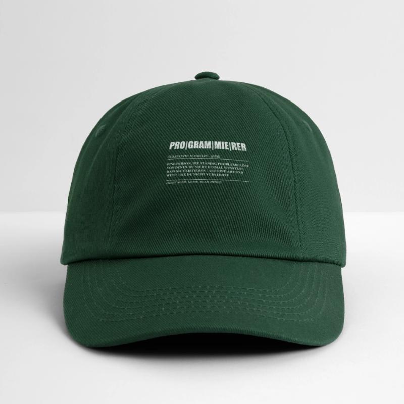 Programmierer Coder Code Nerd Geschenkidee Baseballkappe