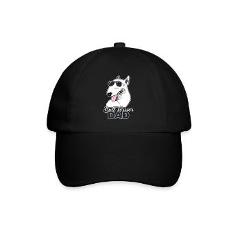 Bullterrier Dad Terrier chien de combat - Casquette classique - noir/noir - Devant