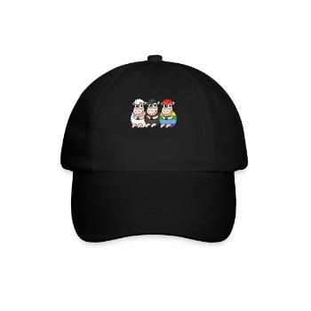 Black Sheep - Rainbow Sheep - Baseball Cap - black/black - Front