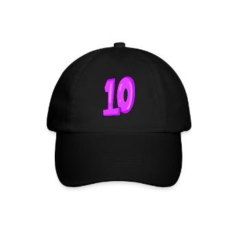 10 - Baseball Cap - black/black - Front