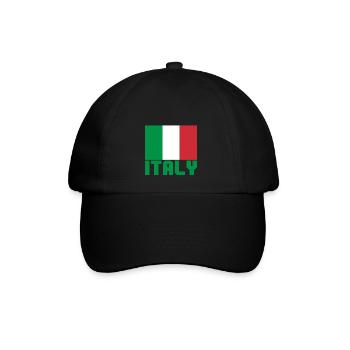 Italie - Casquette classique - noir/noir - Devant