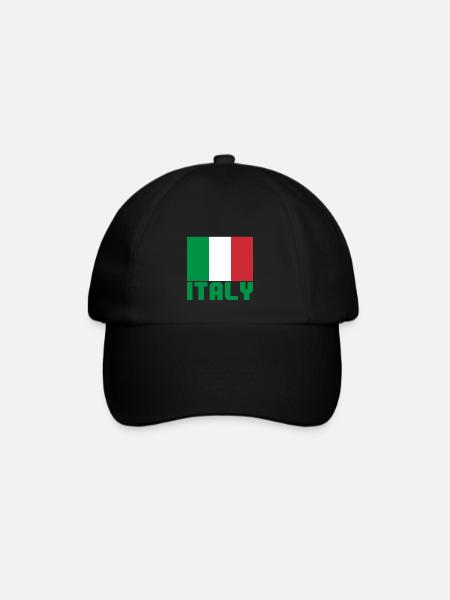 Italie - Casquette classique - noir/noir