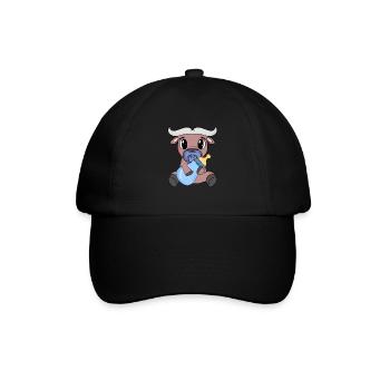 Baby Young Ox - Baseball Cap - black/black - Front