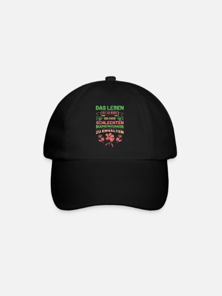 Floristin Florist - Baseballkappe - Schwarz/Schwarz