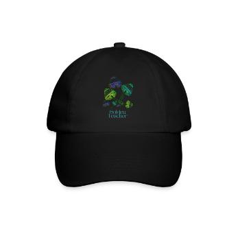 Golden Teacher Magic Mushrooms - Baseballkappe - Schwarz/Schwarz - Vorne