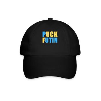 Ukraine Flag, I Stand With Ukraine, FK Putin,Anti - Baseball Cap - black/black - Front
