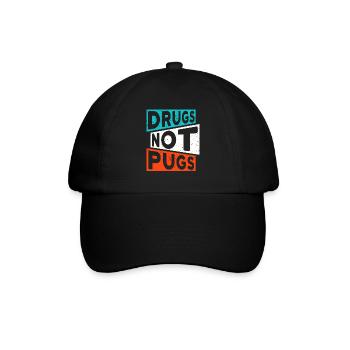 DROGUES PAS PUGS Drogues Dire Carlin - Casquette classique - noir/noir - Devant