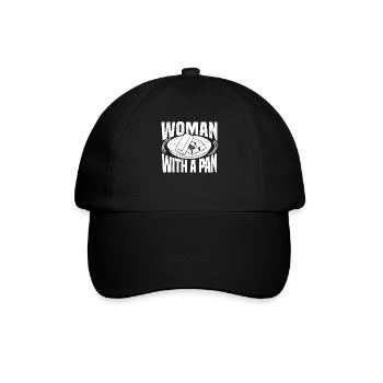 Goldbergbau Goldmine - Baseballkappe - Schwarz/Schwarz - Vorne