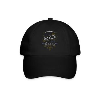 lieben weihnachten zusammenhalt - Baseballkappe - Schwarz/Schwarz - Vorne