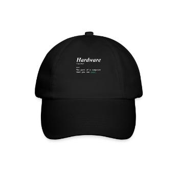 Programmer Coder Software Developer - Baseball Cap - black/black - Front