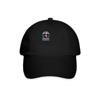 Ich mag halt einfach Rhönräder ok Turnen Rhönrad - Baseballkappe - Schwarz/Schwarz - Vorne