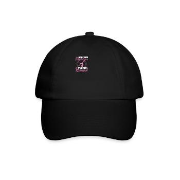 Echte Mädchen turnen Röhnrad zum Turnen für Kinder - Baseballkappe - Schwarz/Schwarz - Vorne