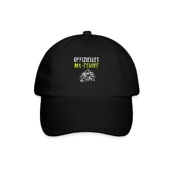 Cadeau Motocross pour Enduro Supermoto Dirt Bike - Casquette classique - noir/noir - Devant