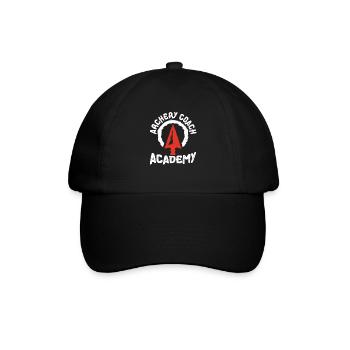 Bogenschütze Bogensport Pfeil Bogen Bogenschießen - Baseballkappe - Schwarz/Schwarz - Vorne