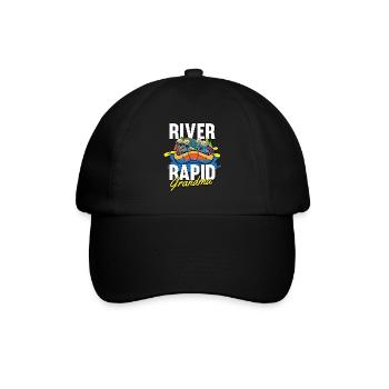 Rafting White Water Canoe Kayak - Baseball Cap - black/black - Front