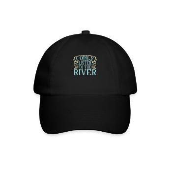 Rafting White Water Canoe Kayak - Baseball Cap - black/black - Front