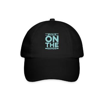 Rafting White Water Canoe Kayak - Baseball Cap - black/black - Front