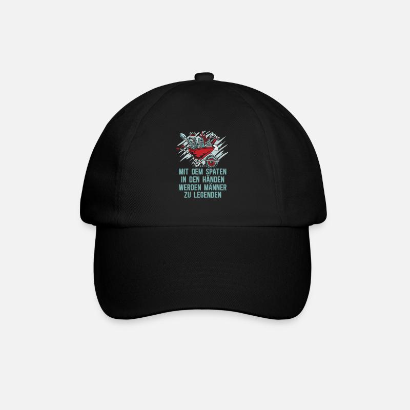 Garten Hobbygärtner Pflanzen Blumen Gärtner - Baseballkappe - Schwarz/Schwarz